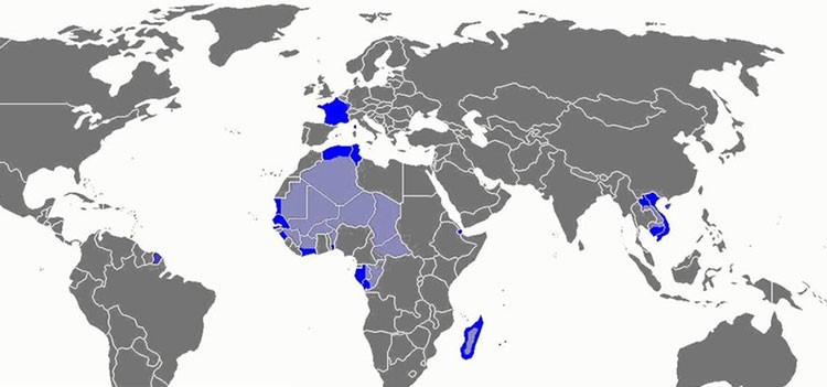 
الامبراطورية الفرنسية 1600- 1960 اوج قوتها العام 1930 المساحة 12،900،000 كيلومتر وكانت فرنسا في القرنين التاسع عشر والعشرين، ثاني اكبر سلطة في العالم بعد الامبراطورية البريطانية
