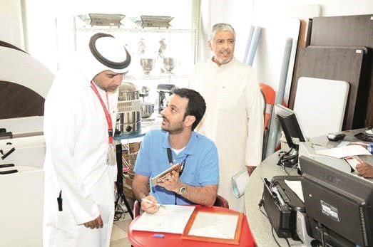 جانب من العمليات التفتيشية