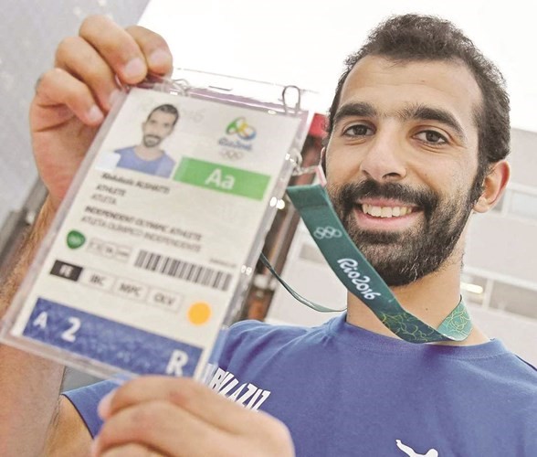 الشطي سعيد بمشاركته في الاولمبياد