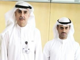 نزار العدساني مستقبلا سعود الحجيلان في مؤسسة البترول الكويتية﻿