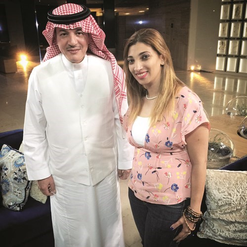  ومع الزميلة خلود ابوالمجد