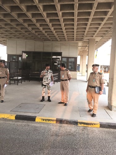 الحملة جاءت للوقوف على طرق واساليب التفتيش في المنشات النفطية