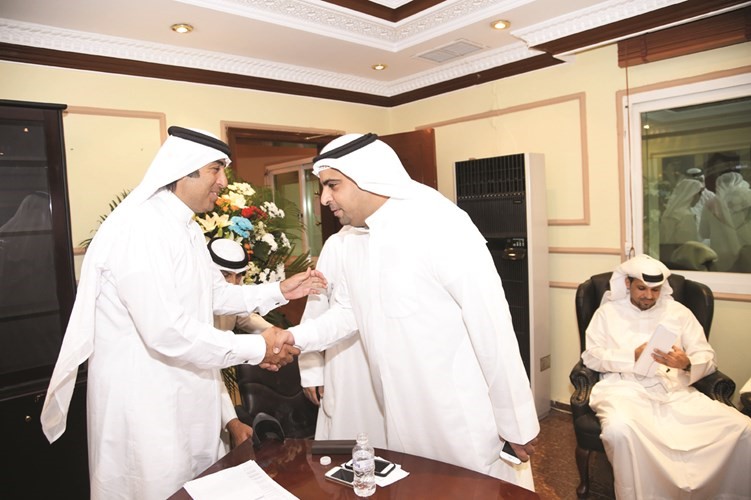 النائب راكان النصف يهنئ الحساوي ﻿