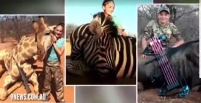 الفيديو..تعرف على الطفلة التي تصطاد حيوانات الغابة للمتعة فقط