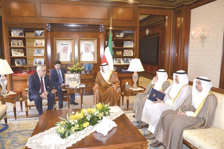 الخالد مستقبلا سفير ارمينيا الجديد لدى الكويت
