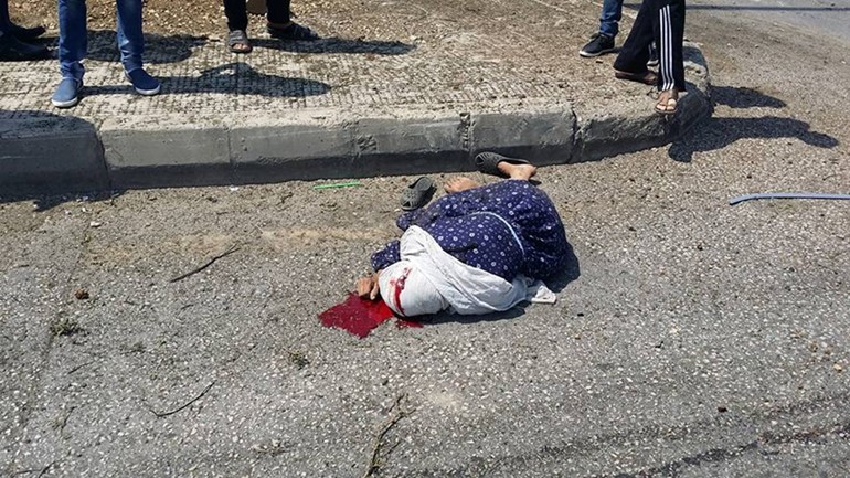 صورة تداولتها مواقع التواصل للسيدة السورية التي قتلتها عبوة زحلة امسانترنت