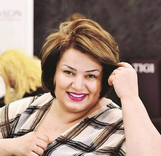 النجمة منى شداد﻿