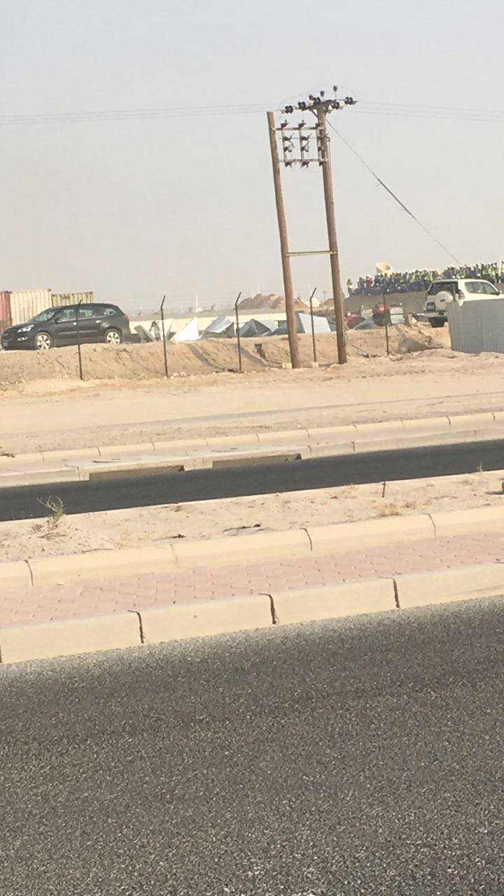 بالصور ..  حريق في جامعة الشدادية 