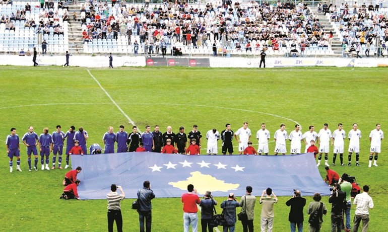 منتخب كوسوفو سجل مباراته الرسمية الاولى﻿