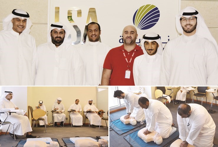 «وربة» يهيئ موظفيه لمواجهة الحالات الطبية الطارئة بالإسعافات الأولية والإنعاش القلبي