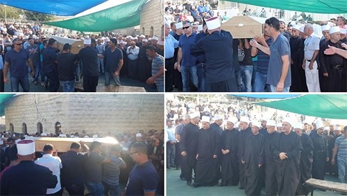 صور من موقع رادار لتشييع القتيل والحزن على رحيله