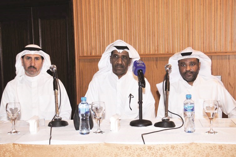 جانب من المؤتمر الصحافي﻿