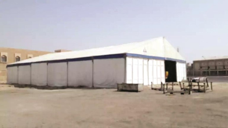 احد المسالخ المؤقتة﻿