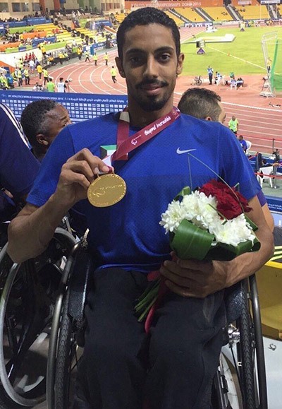 الأمير يهنئ المطيري البطل الأولمبي للمعاقين ويشيد بالإنجاز الرياضي المشرف