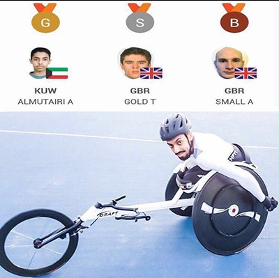 الأمير يهنئ المطيري البطل الأولمبي للمعاقين ويشيد بالإنجاز الرياضي المشرف