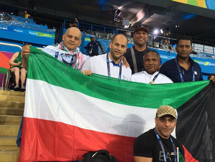 اعضاء الوفد الكويتي المشارك في دورة الالعاب البارلمبية