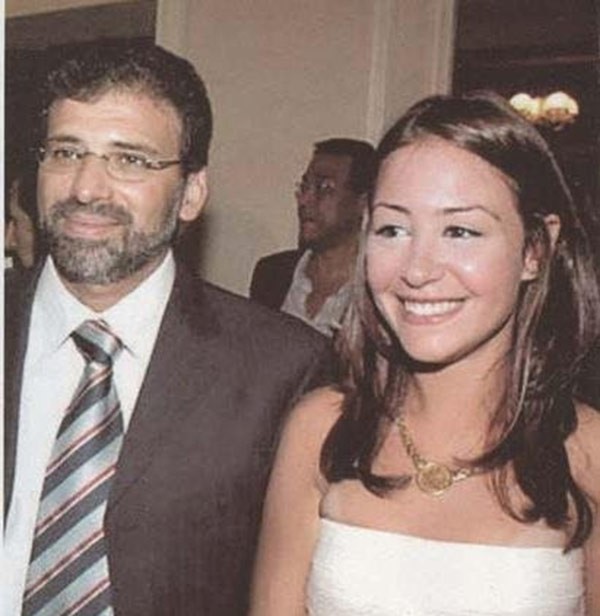 منه شلبي والمخرج خالد يوسف