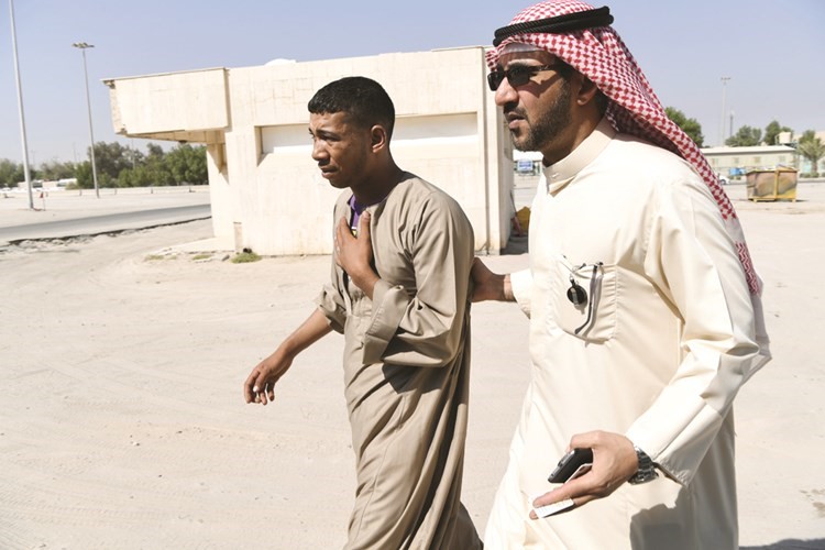 ضبط احد المخالفين﻿