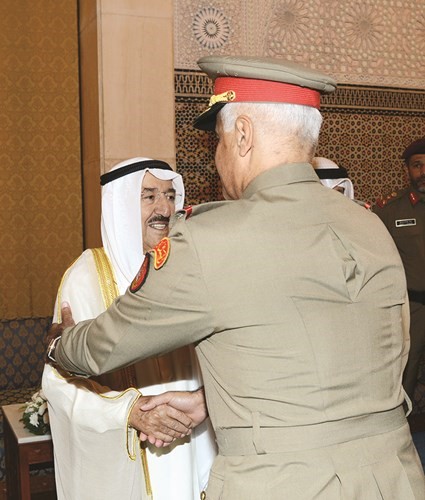 الفريق محمد الخضر مهنئا صاحب السمو الامير الشيخ صباح الاحمد﻿