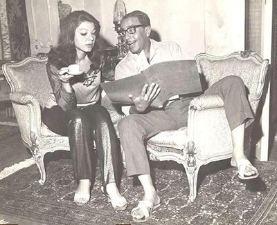 3 صور طريفة ونادرة لفؤاد المهندس مع شويكار
