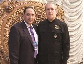 السيناتور زياد سبسبي والزميل اسامة ابوالسعود ﻿