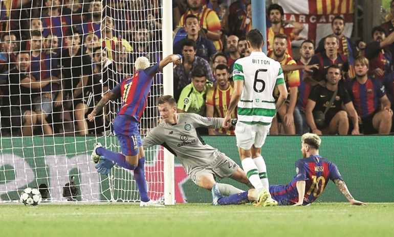 برشلونة «سبع» على سلتيك.. وأرسنال وسان جرمان «حبايب»