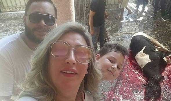 بالصور.. هكذا احتفل فنانو مصر بذبح خروف العيد