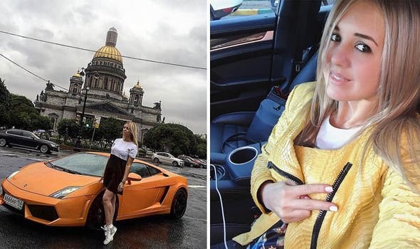 بالفيديو..  ابنة ملياردير تتفاخر بقيادة لامبورجيني ذهبية والشرطة الروسية تسعى للقبض عليها