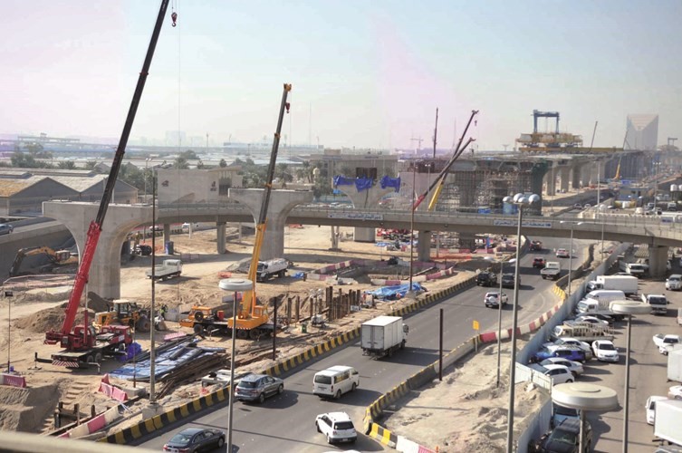 احد المشاريع التنموية المشيدة حاليا