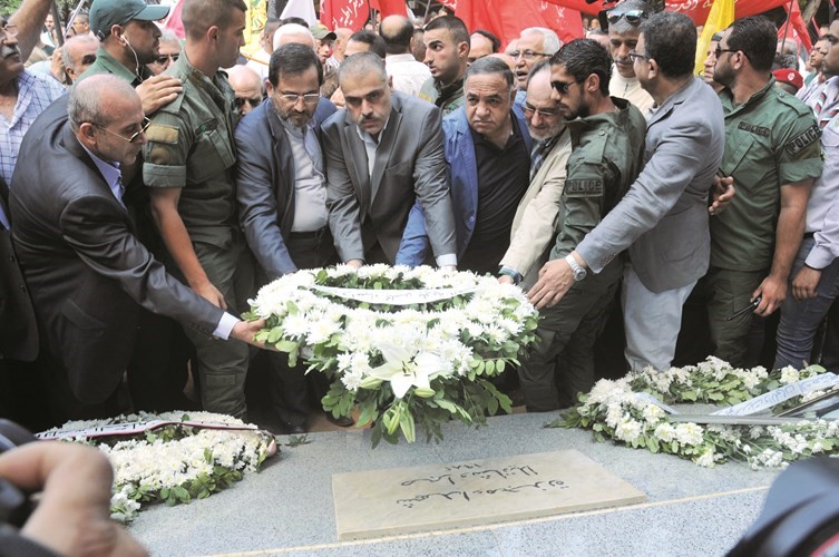 احياء الذكرى الـ34 لمجزرة صبرا وشاتيلا ووضع الاكاليل على اضرحة الشهداء 	محمود الطويل﻿