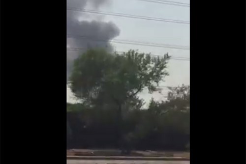 بالفيديو.. شاهد حدوث حريق بمزارع الصليبية