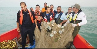 احد انشطة مبادرة بحرنا﻿