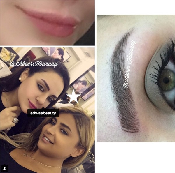 بالصور.. صالون تجميل في الكويت ينشر صورة جديدة لمدعية انها ابنتة هيفاء وهبي بعد عمليات التجميل