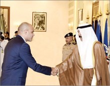 الشيخ محمد الخالد يتلقى التهاني ﻿