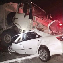 من الحادث المروع على طريق الارتال﻿