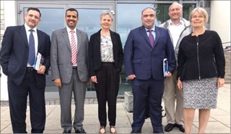 اعضاء ادارة الكلية الاسترالية وجامعة البورج ﻿