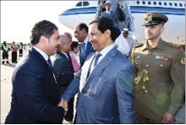 ممثل صاحب السمو الامير وترحيب من الشيخ خالد العبدالله﻿