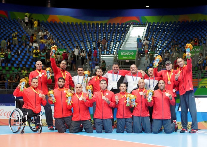 منتخب مصر للطائرة حصد برونزية البارالمبية ﻿