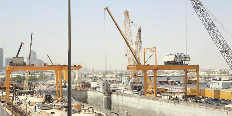 سوق الانشاءات في الشرق الاوسط اخذ في التباطؤ نتيجة لتقلص الايرادات النفطية﻿