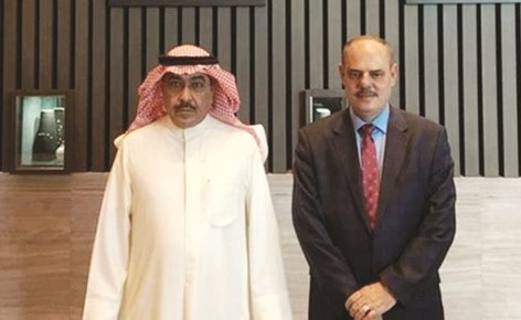 الزميلان عدنان الراشد ومؤيد اللامي﻿