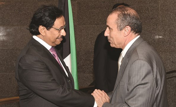  وترحيب من سمو الشيخ جابر المبارك﻿