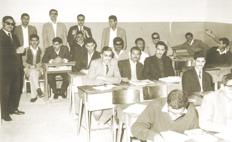 ﻿في ثانوية الشويخ عام 1963﻿