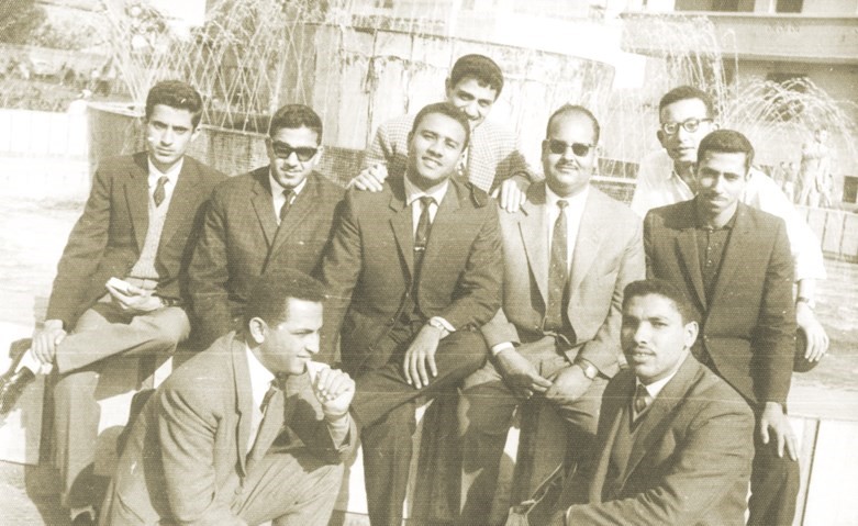 ﻿الهندي في جامعة الاسكندرية عام 1963﻿