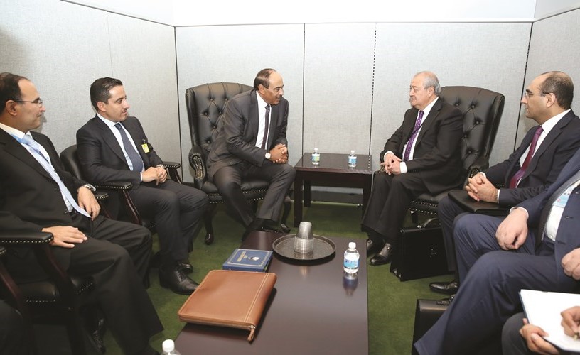 الشيخ صباح الخالد مستقبلا وزير خارجية جمهورية اوزبكستان عبدالعزيز كاميلوف﻿