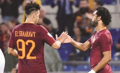 روما يعتمد على تالق المصري محمد صلاح﻿
