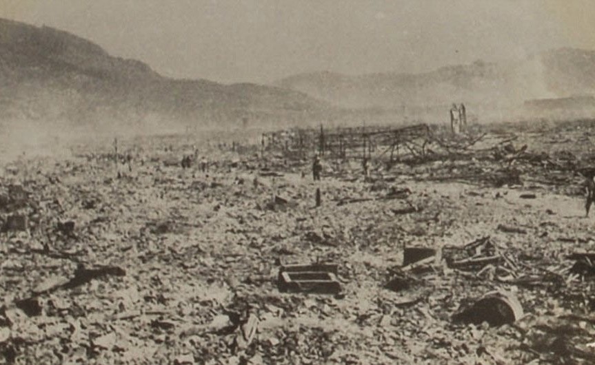 صور نادرة لناغاساكي  اليابانية بعد 12 ساعة فقط من الانفجار النووي