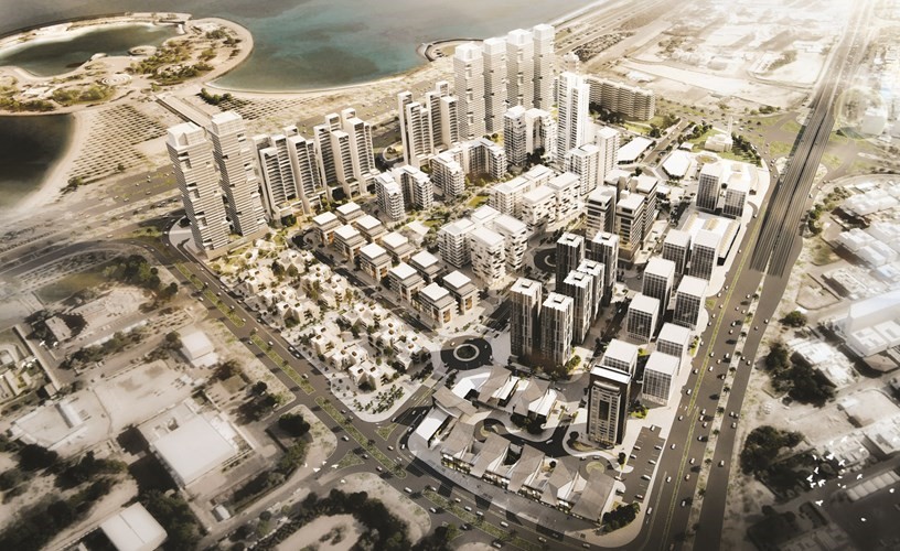 ماكيت لمشروع ضاحية حصة المبارك في وسط العاصمة الكويتية ﻿