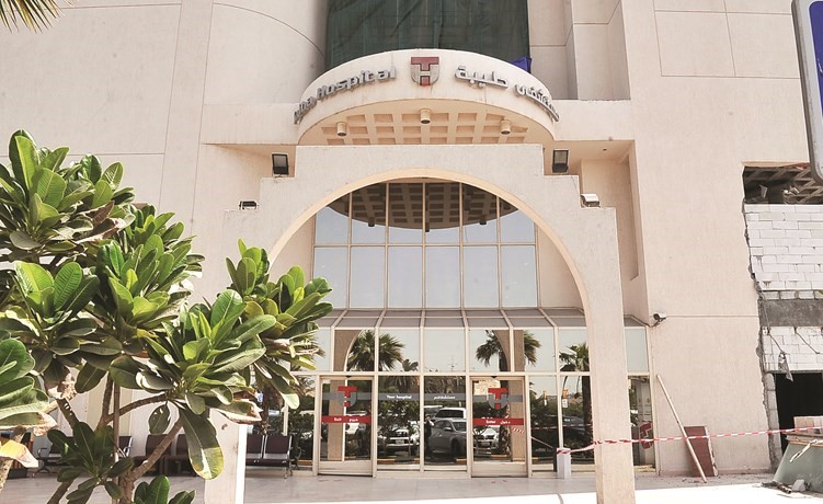 مبنى المستشفى من الخارج﻿