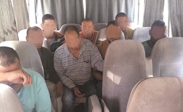 العمالة المخالفة التي تم ضبطها من قبل مفتشي هيئة القوى العاملة﻿
