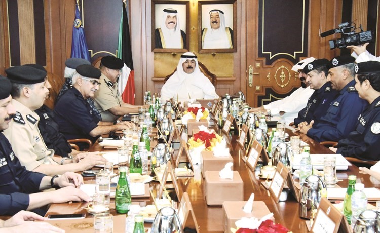 الشيخ محمد الخالد يتراس اجتماع القيادات الامنية الميدانية ﻿